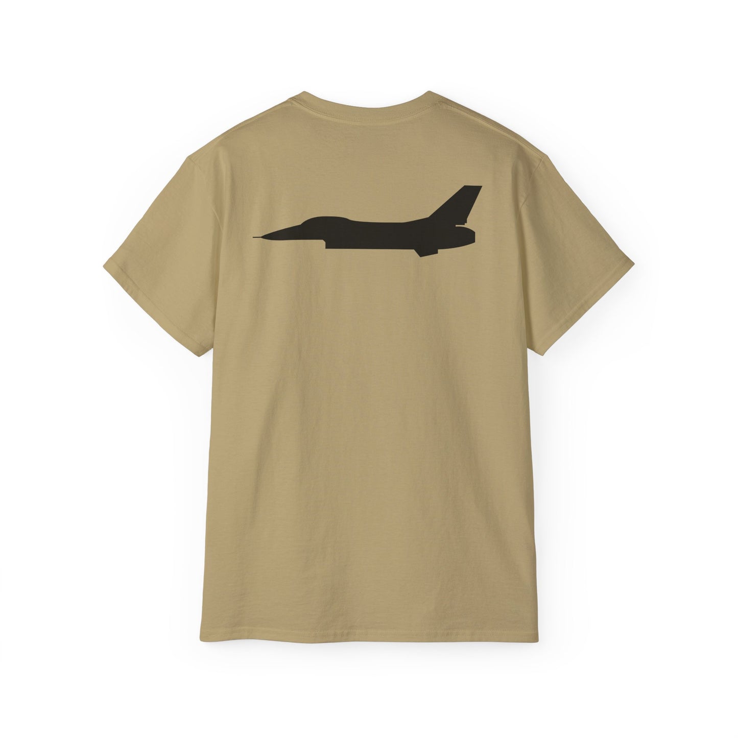 Unisex Ultra Cotton Tee - Aircraft - F-16 - Side - Black - wo Txt X 300