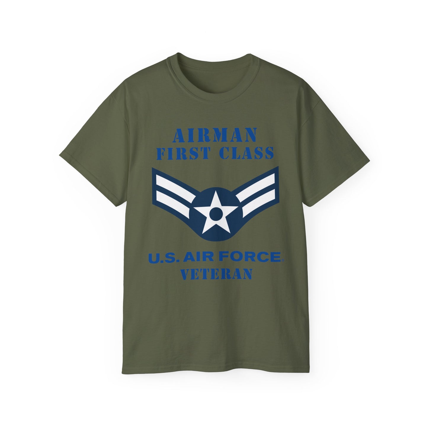 Unisex Ultra Cotton Tee - USAF - Airman - First Class (E3) - 2020 - Veteran