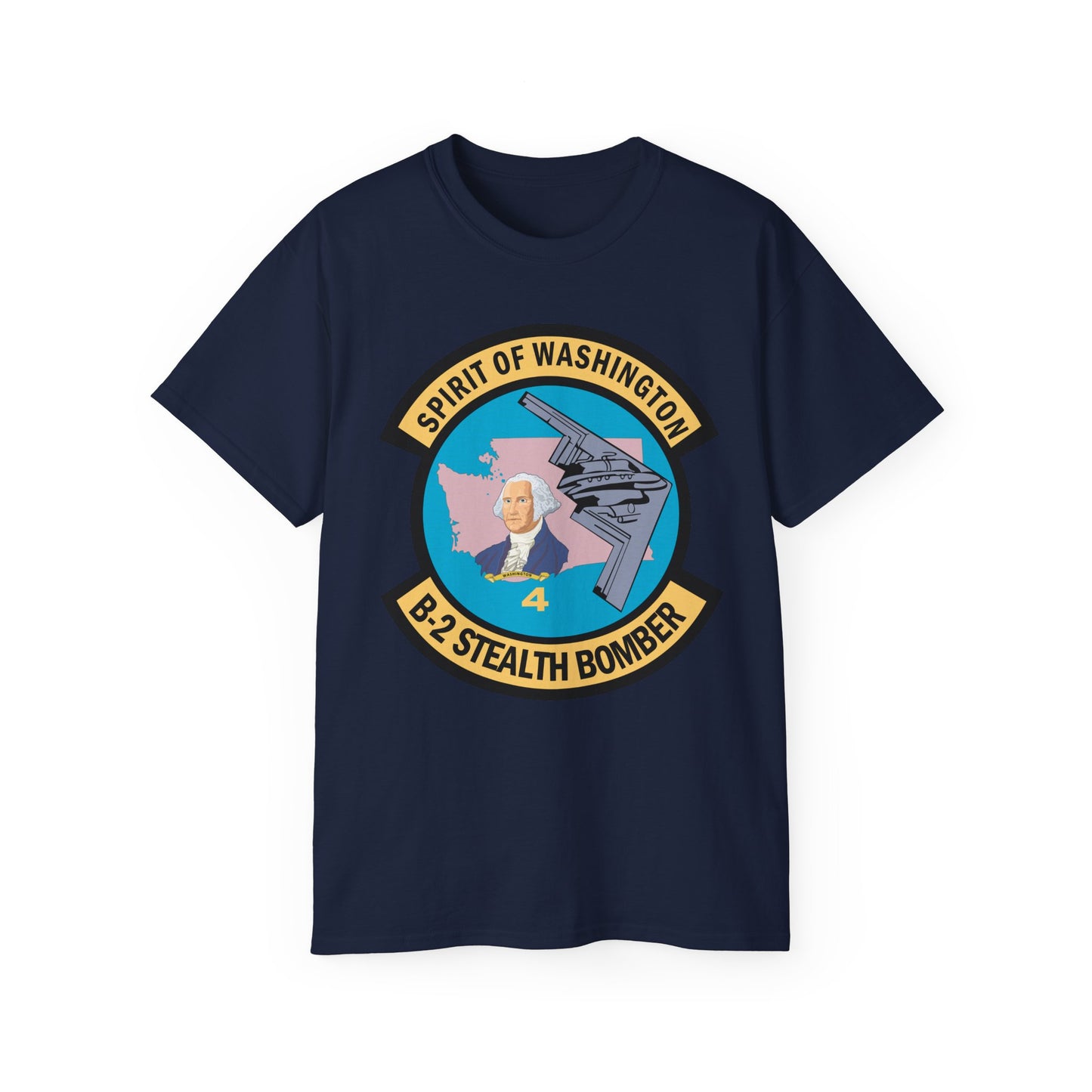 Unisex Ultra Cotton Tee - USAF - B2 - Spirit of Washington - Stealth Bomber wo txt X 300