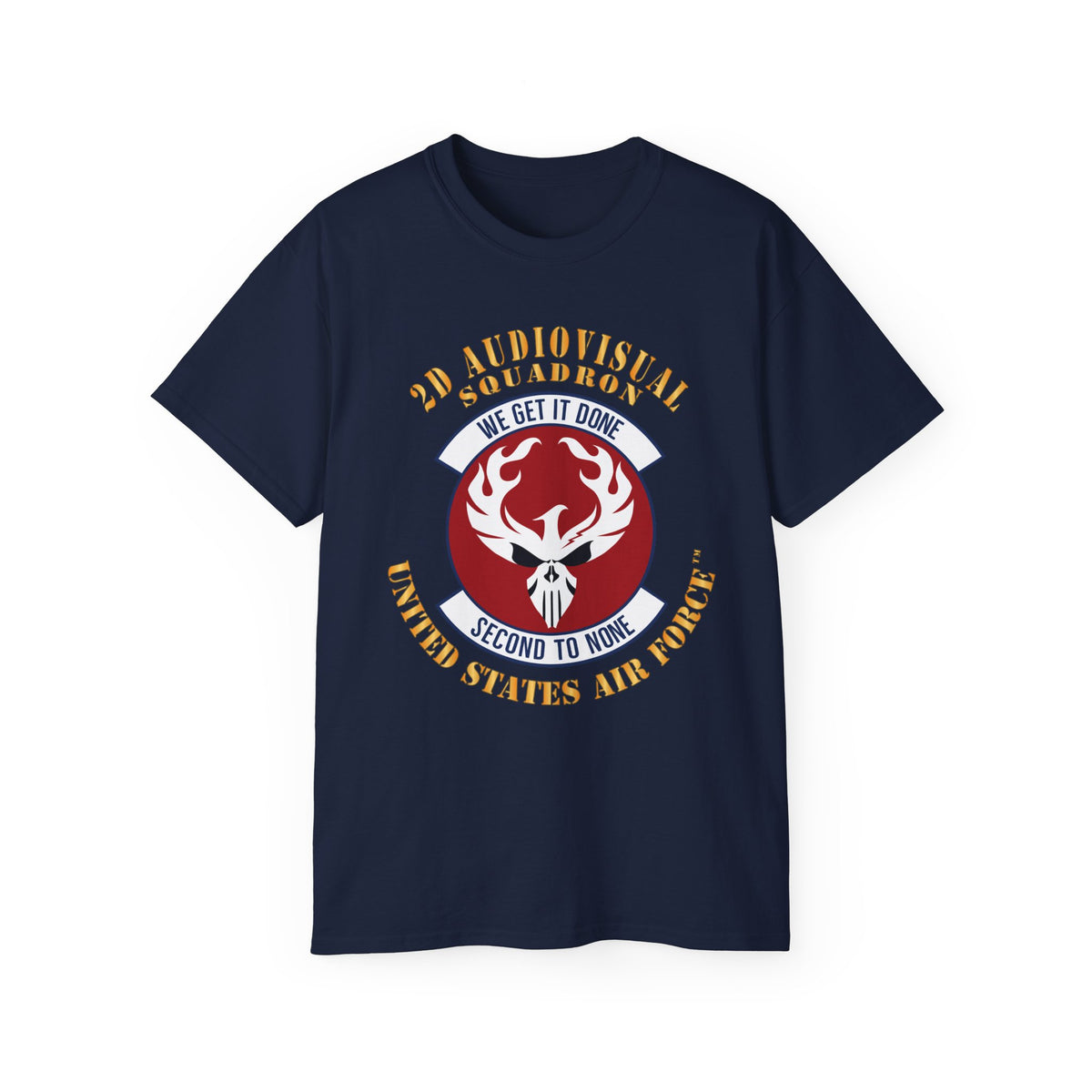 Unisex Ultra Cotton Tee - USAF - 2d Audiovisual Squadron X 300