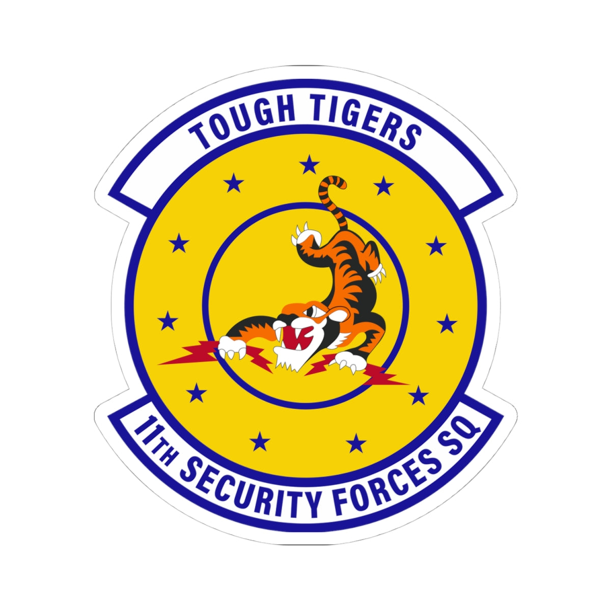 Kiss-Cut Stickers - USAF - 11th Security Forces Squadron wo txt