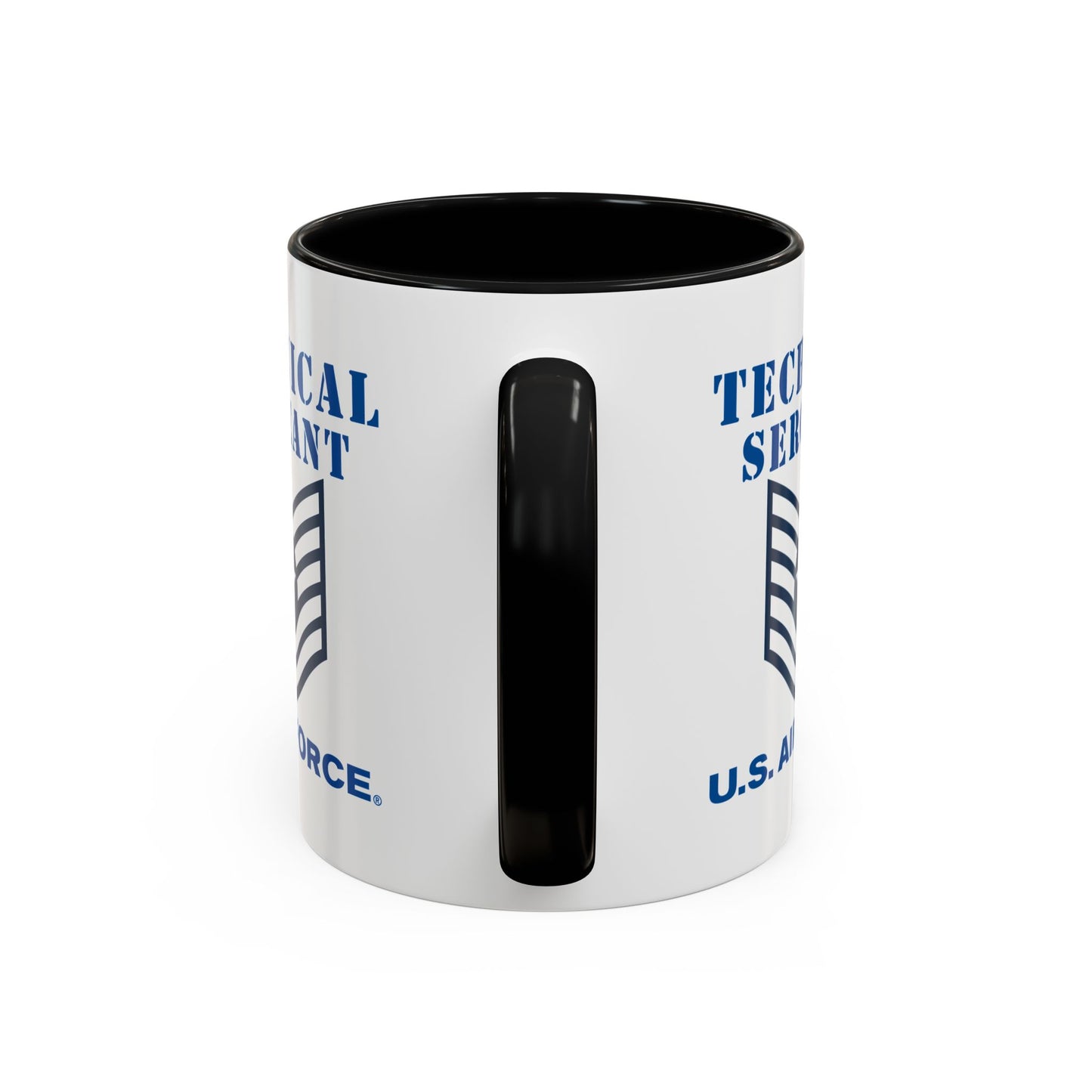 Accent Coffee Mug (11oz & 15oz) - USAF - Technical Sergeant (E6) - 2020 - US Air Force w Text X 300