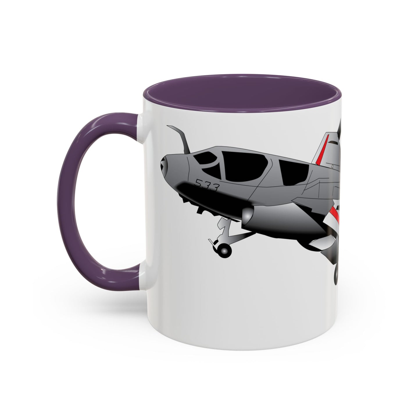 Accent Coffee Mug (11oz & 15oz) - Aircraft - Navy - A-6A Intruder X 300