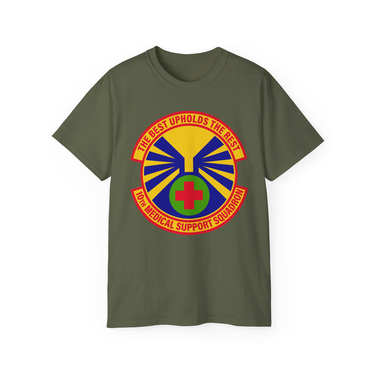 Unisex Ultra Cotton Tee - USAF - 10th Medical Support Squadron wo txt
