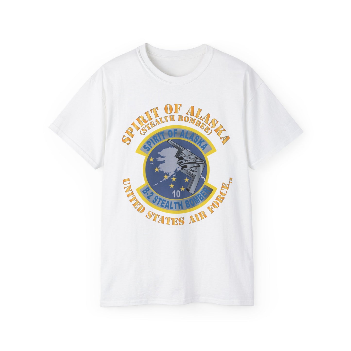 Unisex Ultra Cotton Tee - USAF - B2 - Spirit of Alaska - Stealth Bomber X 300