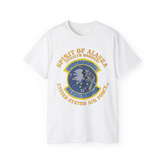 Unisex Ultra Cotton Tee - USAF - B2 - Spirit of Alaska - Stealth Bomber X 300