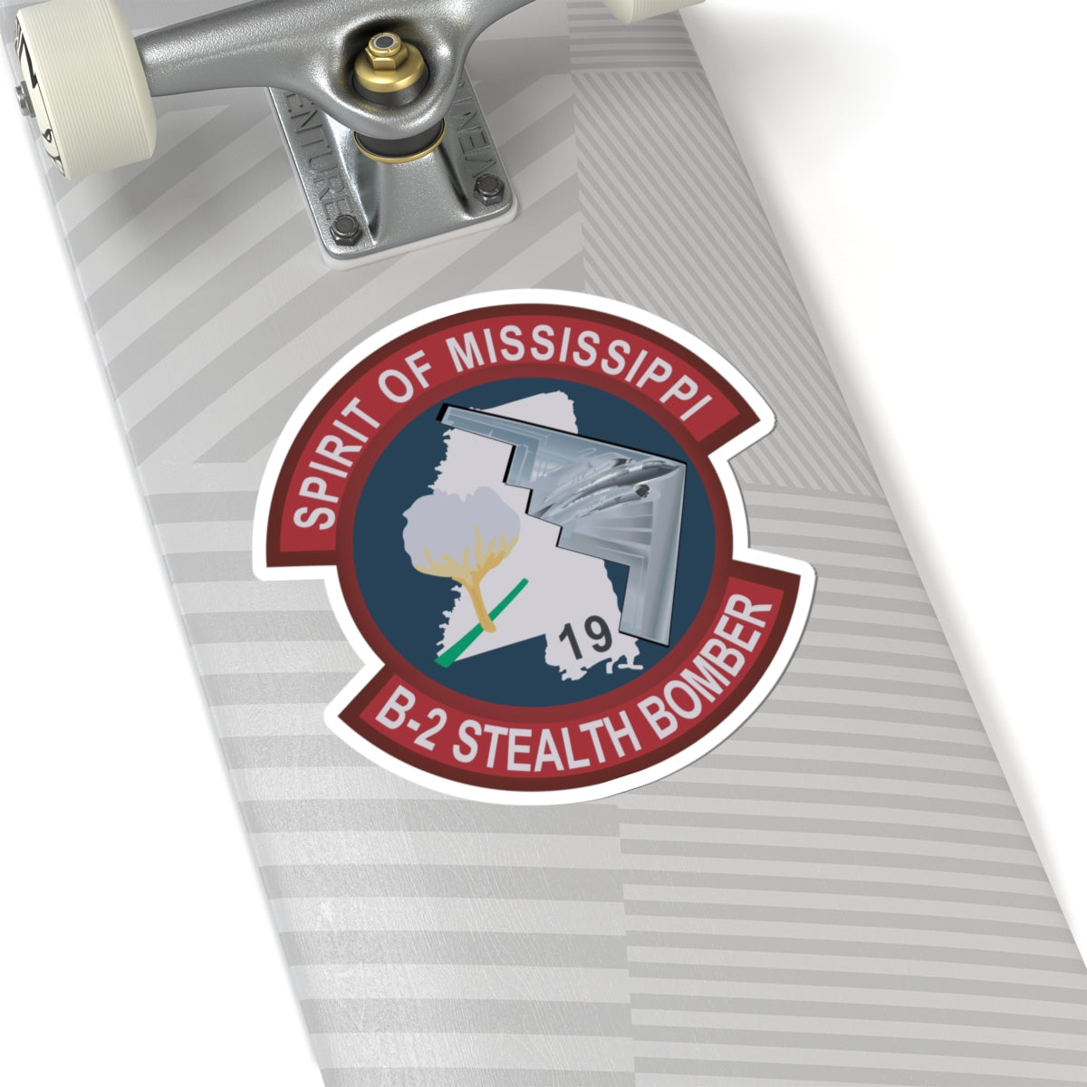 Kiss-Cut Stickers - USAF - B2 - Spirit of Mississippi - Stealth Bomber wo txt X 300