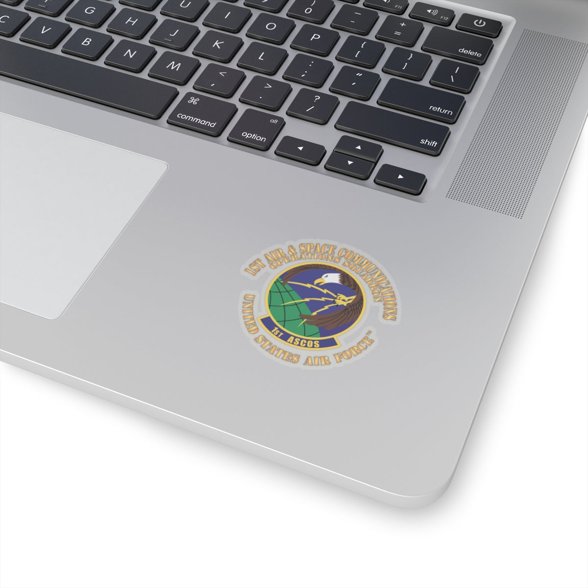 Kiss-Cut Stickers - USAF - 1st Air & Space Communications Operations Sq X 300