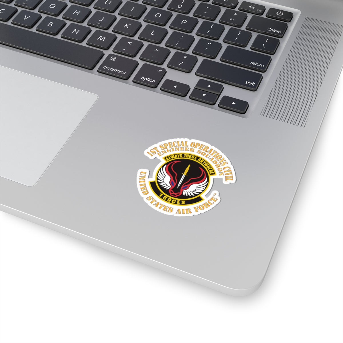 Kiss-Cut Stickers - USAF - 1st Special Operations Civil Engineer Sq X 300