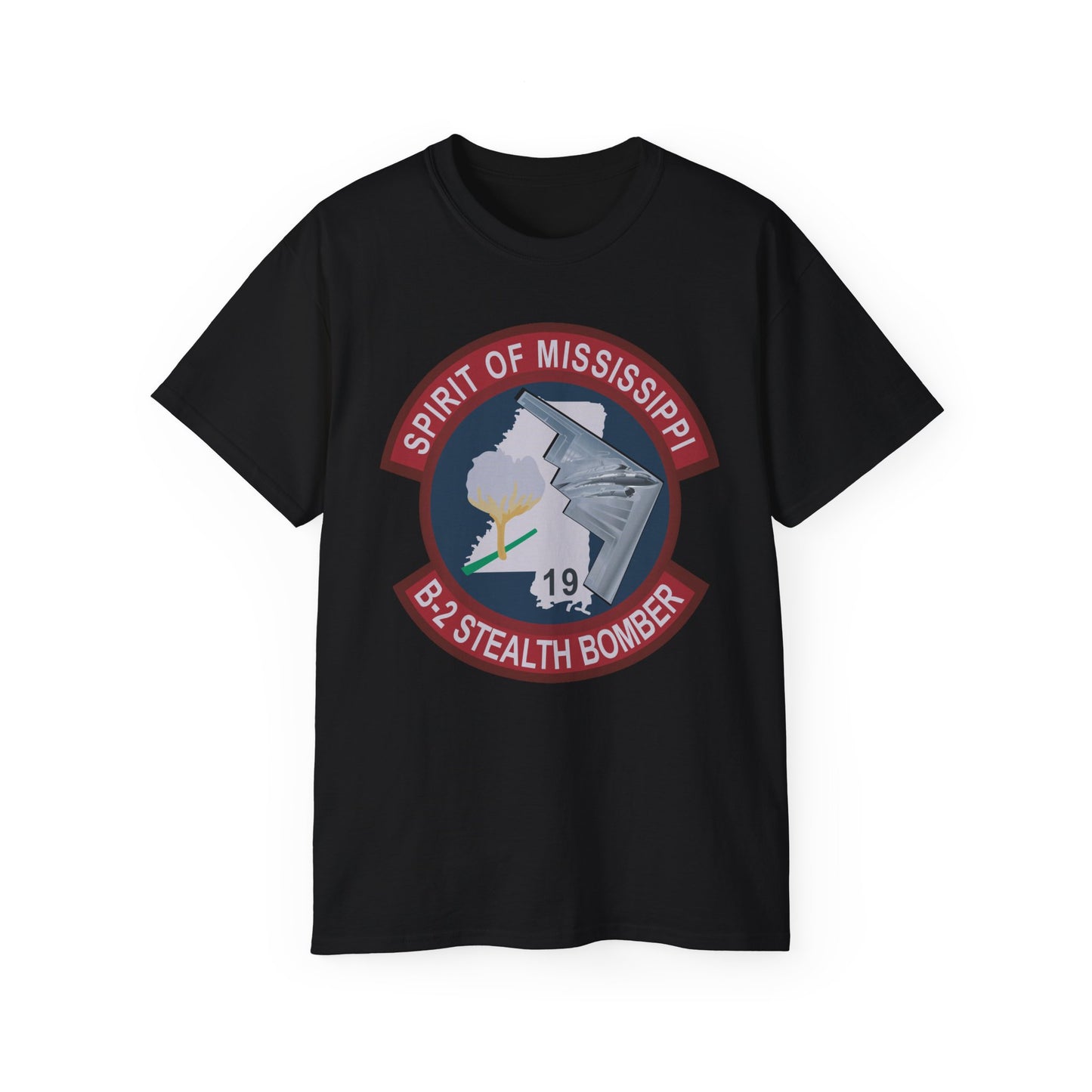 Unisex Ultra Cotton Tee - USAF - B2 - Spirit of Mississippi - Stealth Bomber wo txt X 300