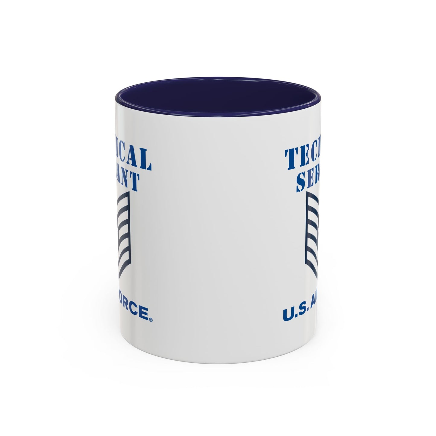 Accent Coffee Mug (11oz & 15oz) - USAF - Technical Sergeant (E6) - 2020 - US Air Force w Text X 300
