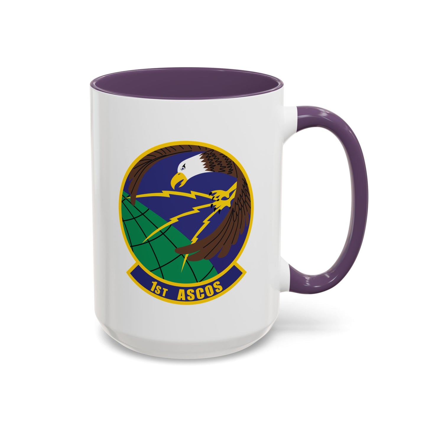 Accent Coffee Mug (11oz & 15oz) - USAF - 1st Air & Space Communications Operations Sq wo txt X 300