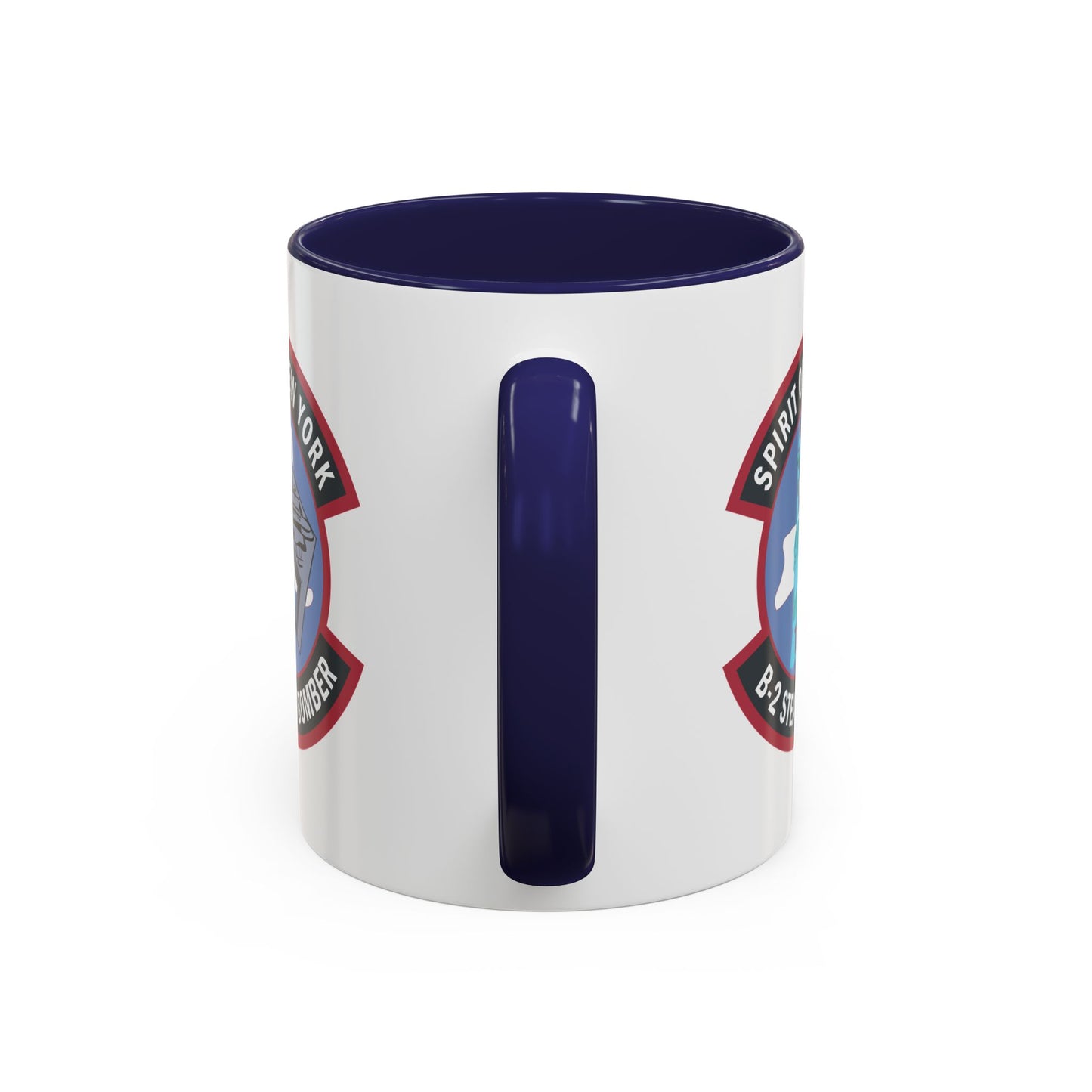 Accent Coffee Mug (11oz & 15oz) - USAF - B2 - Spirit of New York - Stealth Bomber wo txt X 300