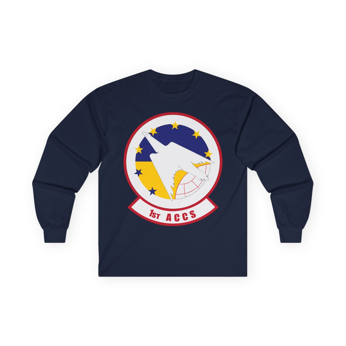 Unisex Ultra Cotton Long Sleeve Tee - USAF - 1st Airborne Command Control Squadron (ACC) wo txt X 300