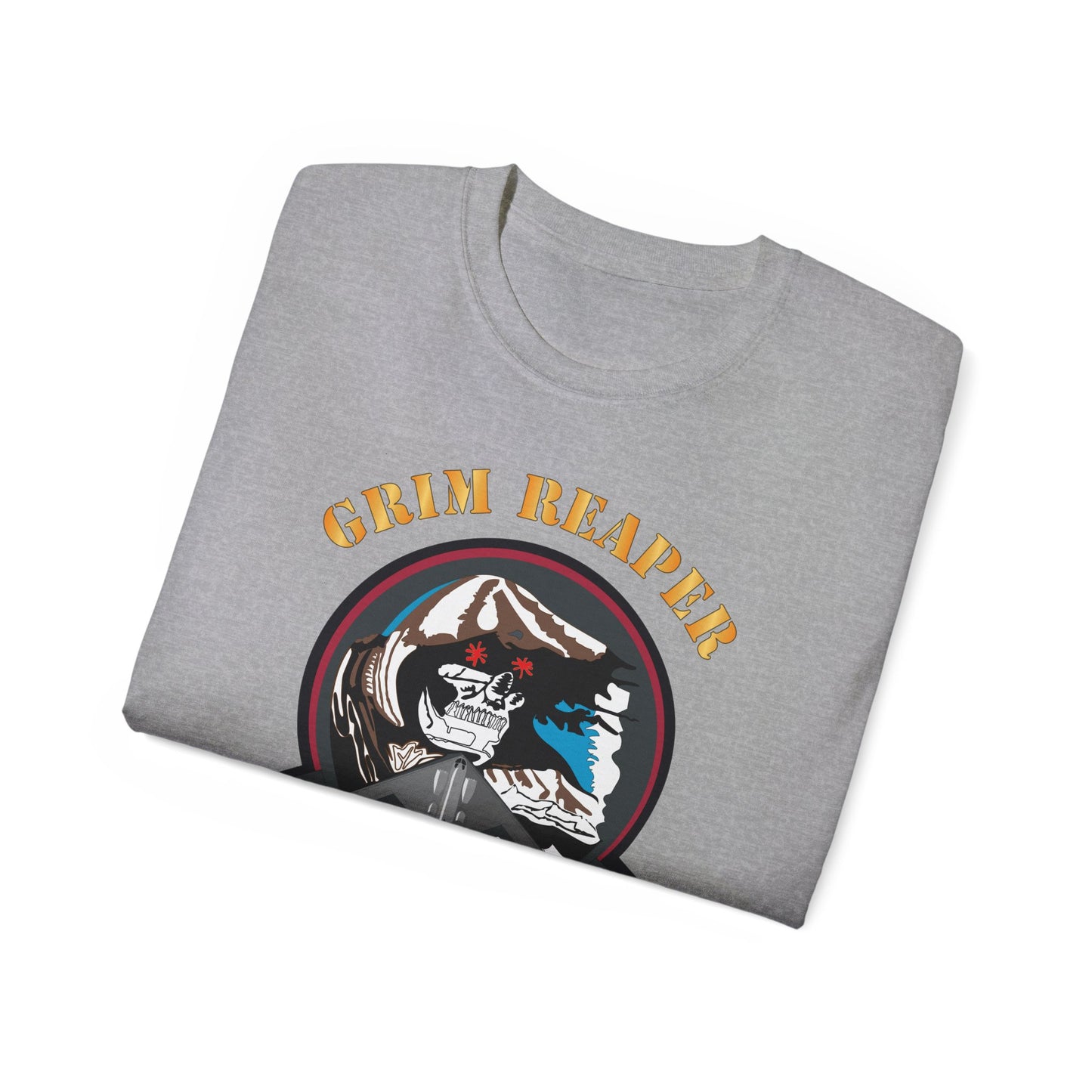 Unisex Ultra Cotton Tee - USAF - B2 - Grim Reaper - Stealth Bomber X 300