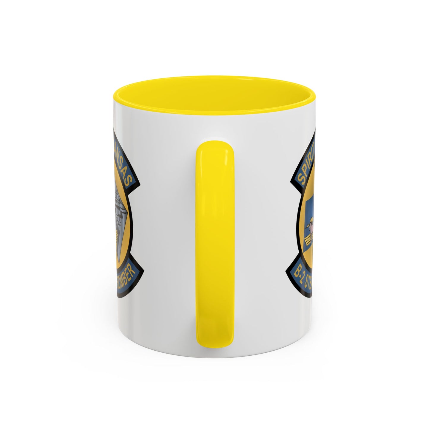 Accent Coffee Mug (11oz & 15oz) - USAF - B2 - Spirit of Kansas - Stealth Bomber wo txt X 300