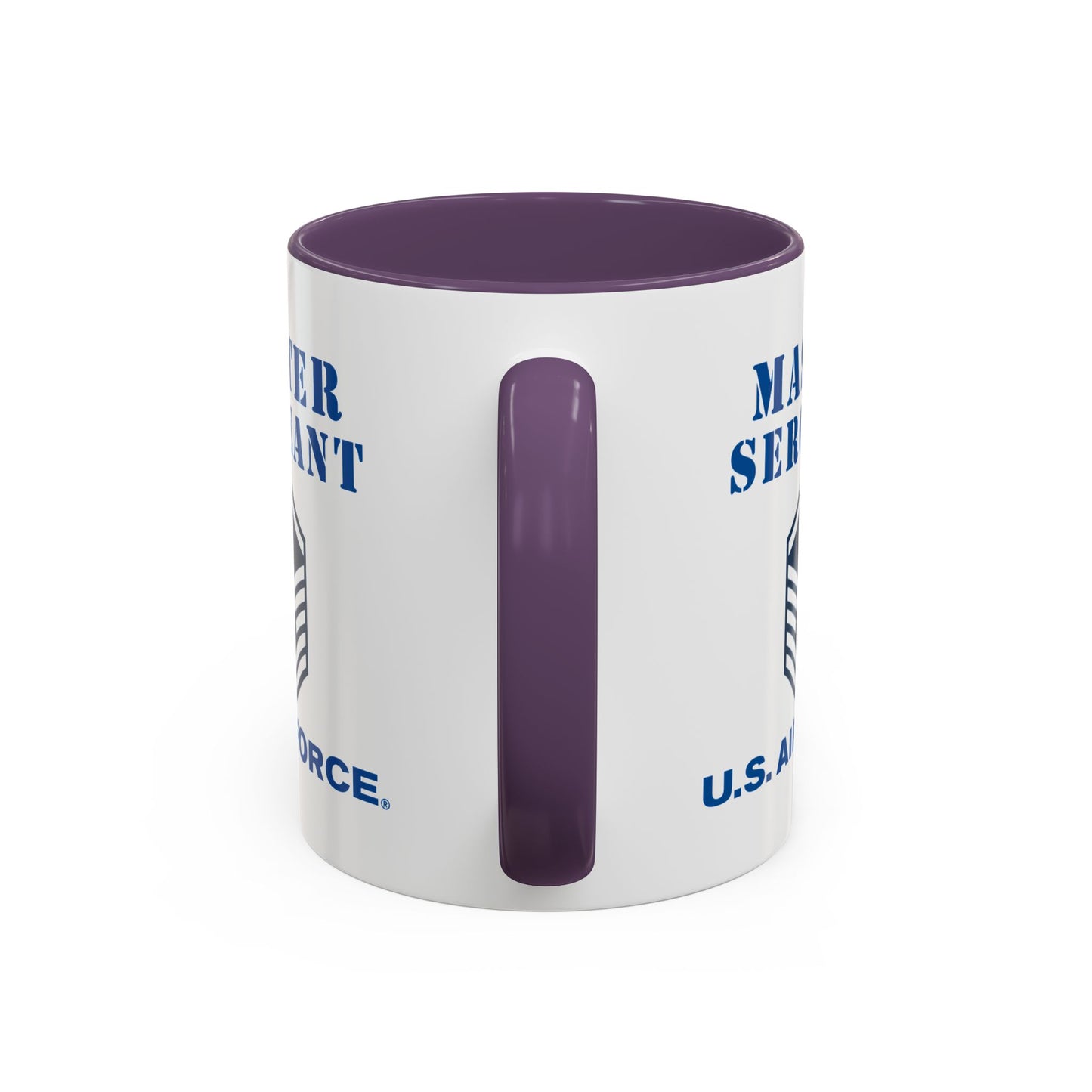 Accent Coffee Mug (11oz & 15oz) - USAF - Master Sergeant (E7a) - 2020 - US Air Force w Text X 300