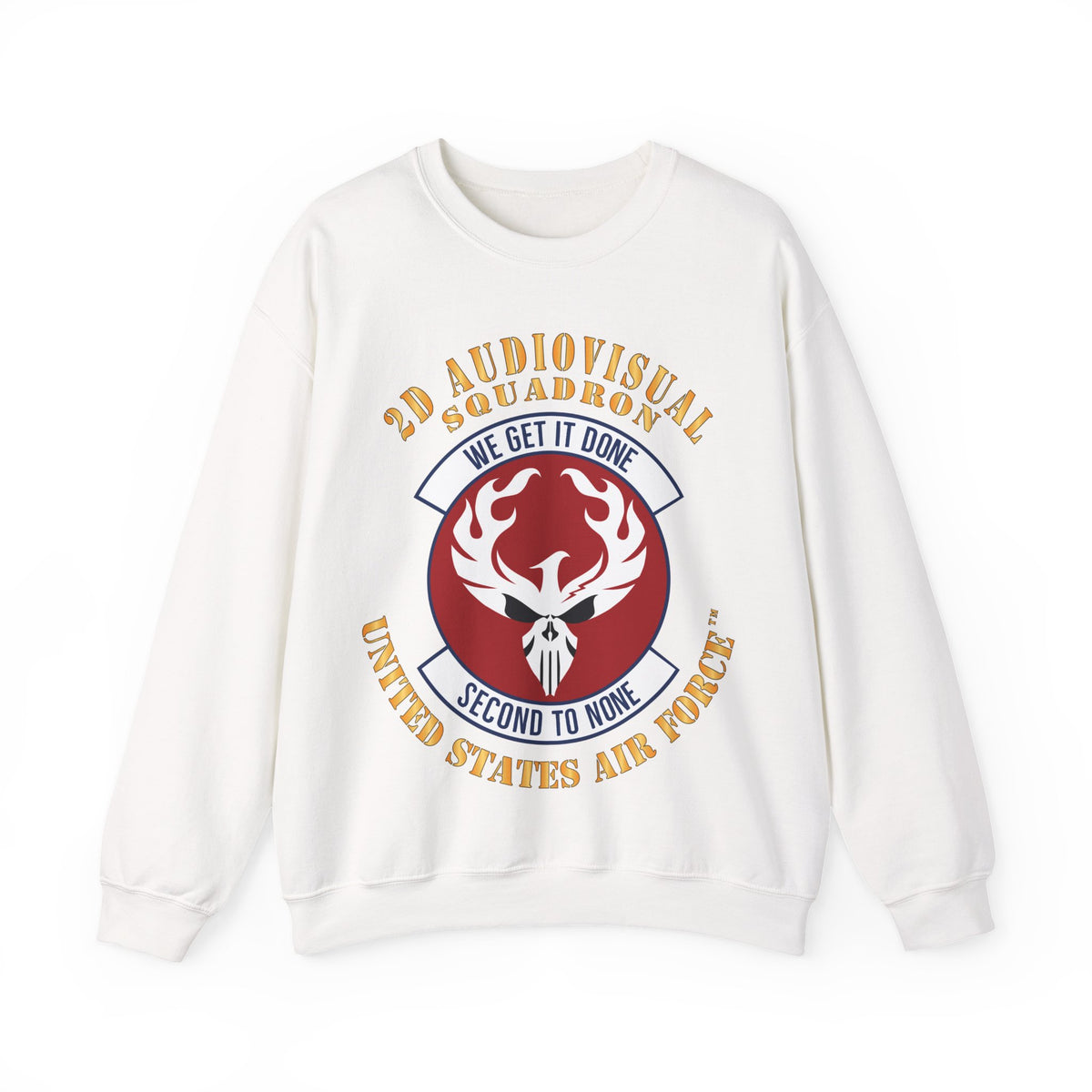 Crewneck Sweatshirt - USAF - 2d Audiovisual Squadron X 300