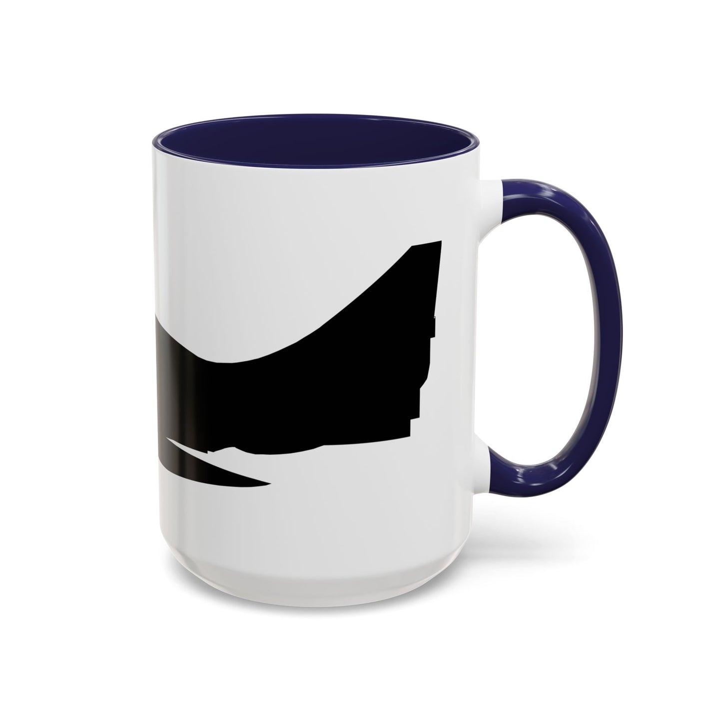 Accent Coffee Mug (11oz & 15oz) - Aircraft - A-4 SkyHawk - Silhouette X 300