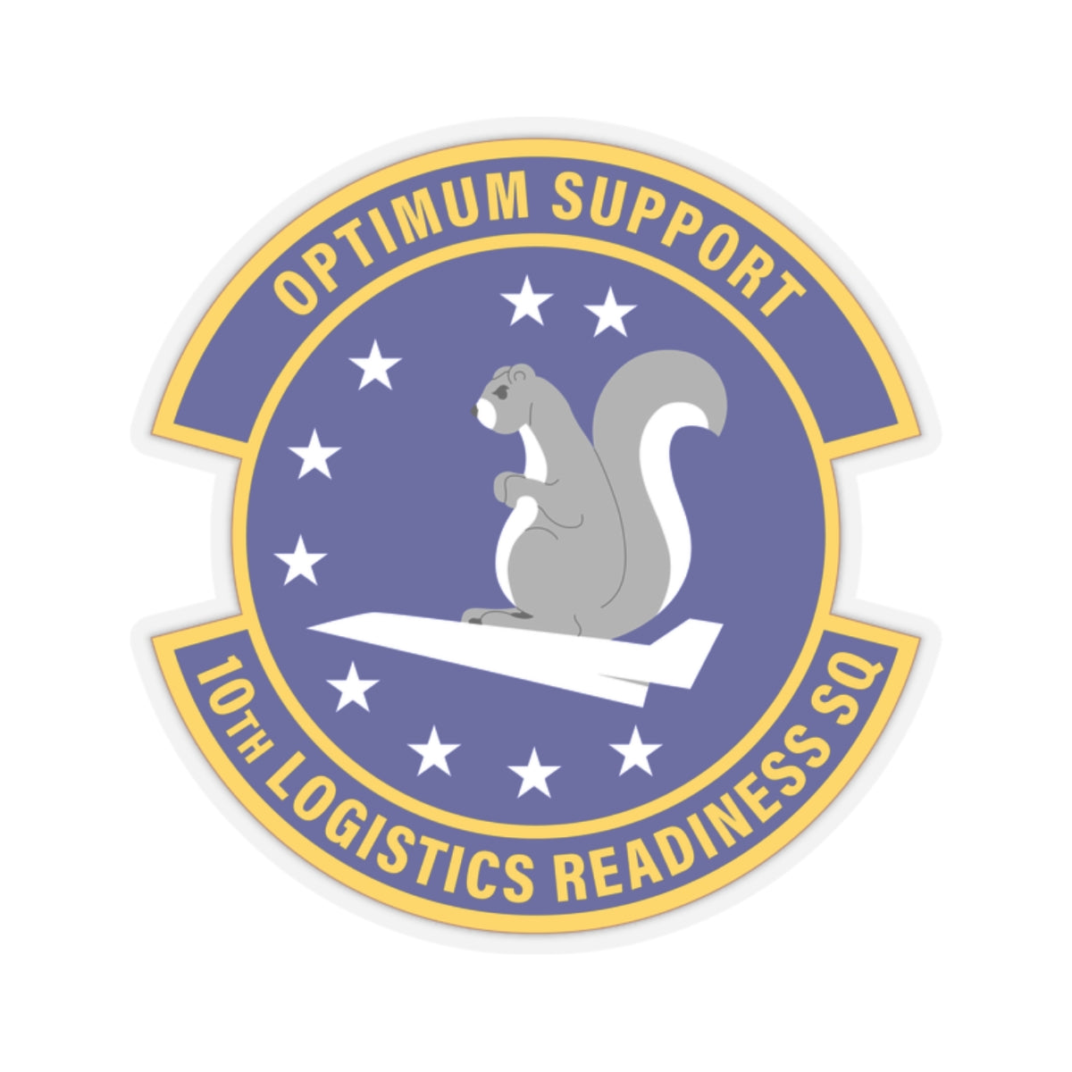 Kiss-Cut Stickers - USAF - 10th Logistics Readiness Squadron wo txt