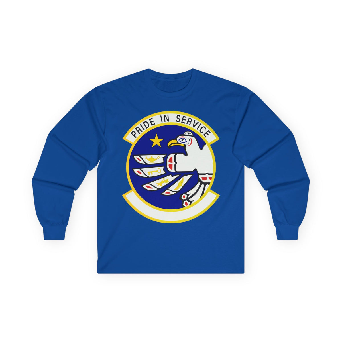 Unisex Ultra Cotton Long Sleeve Tee - USAF - 3rd Force Support Squadron wo txt