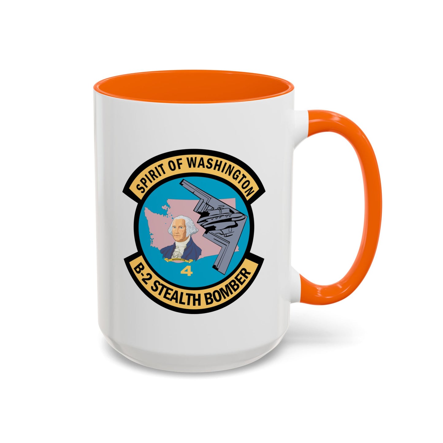 Accent Coffee Mug (11oz & 15oz) - USAF - B2 - Spirit of Washington - Stealth Bomber wo txt X 300
