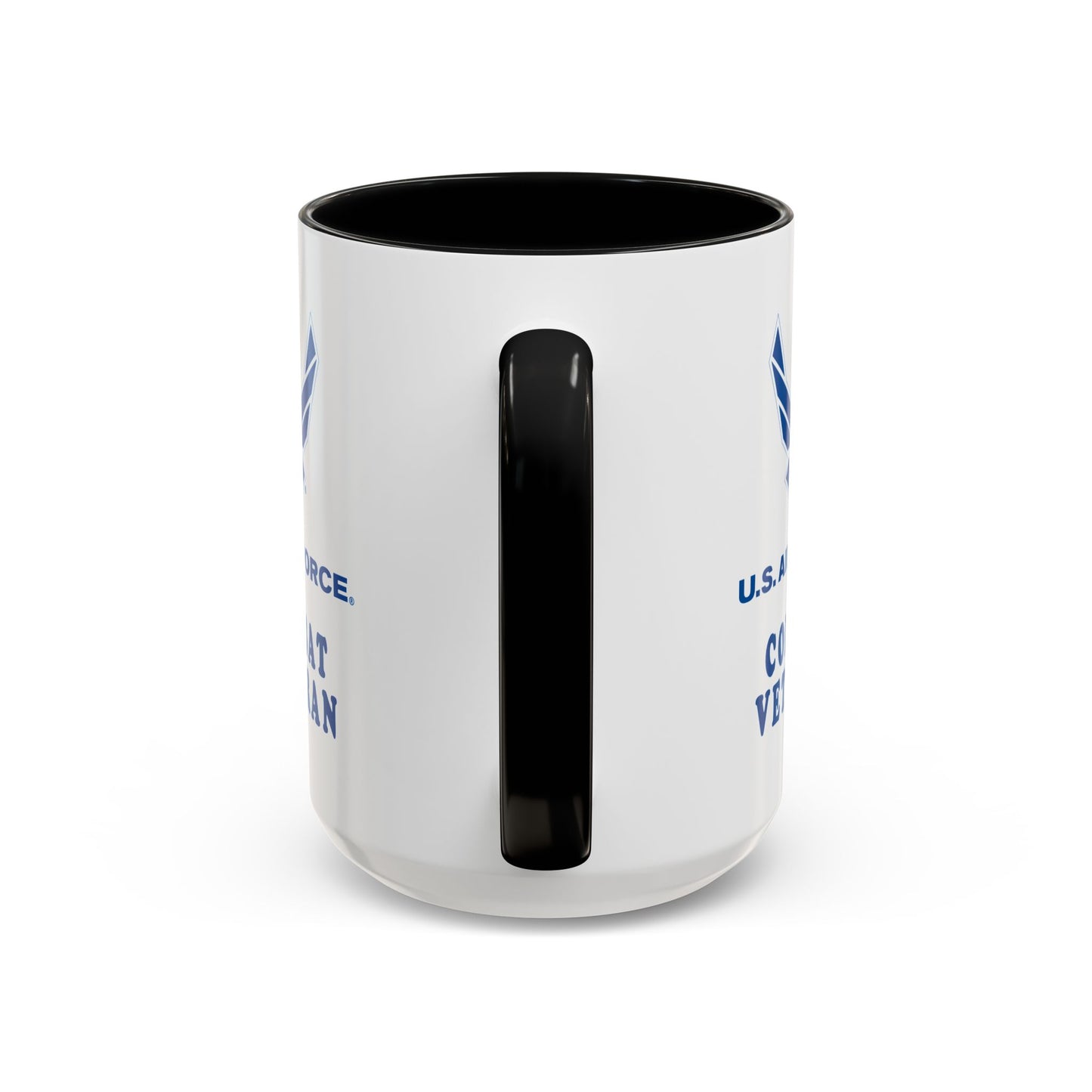 Accent Coffee Mug (11oz & 15oz) - USAF - Air Force - Combat Veteran X 300