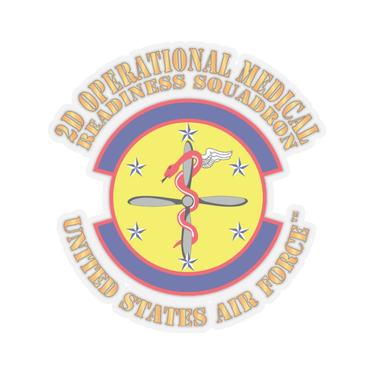 Kiss-Cut Stickers - USAF - 2d Operational Medical Readiness Sq