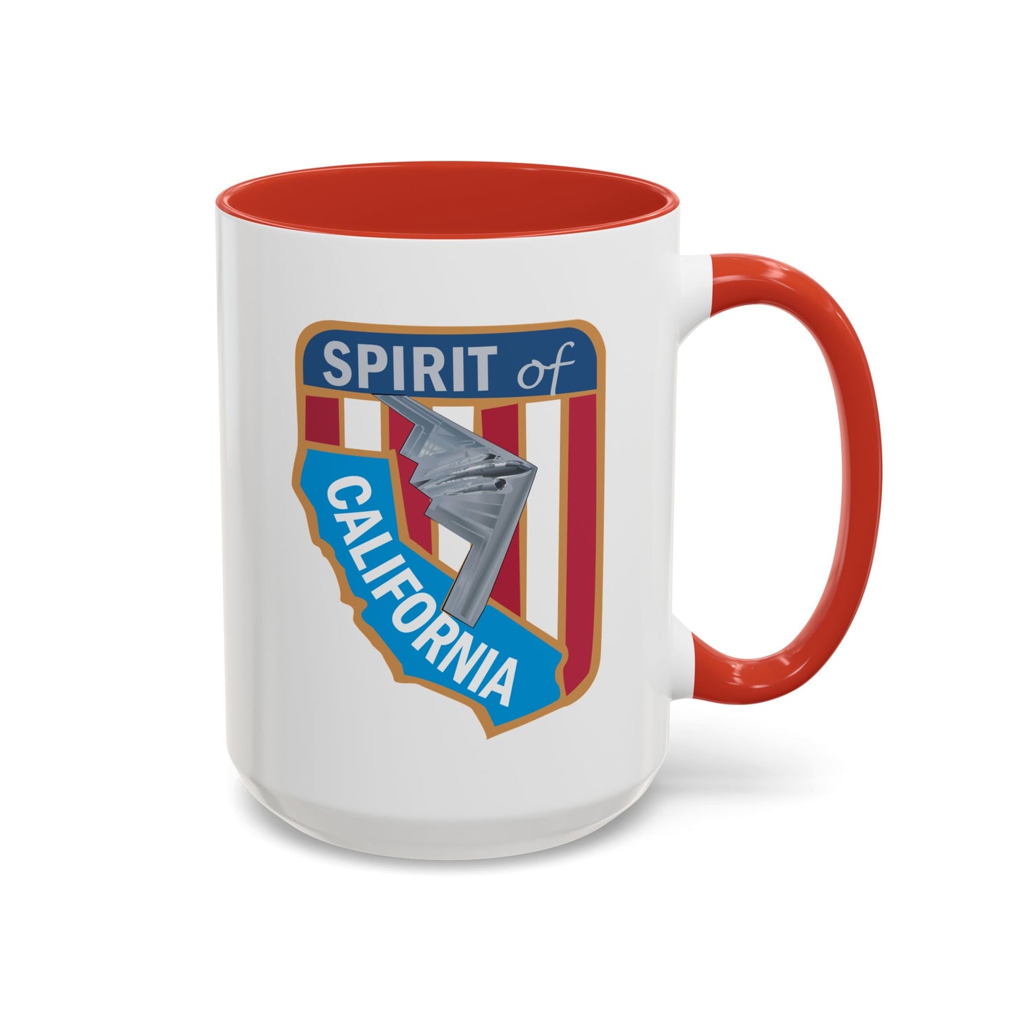 Accent Coffee Mug (11oz & 15oz) - USAF - B2 - Spirit of California - Stealth Bomber wo txt X 300