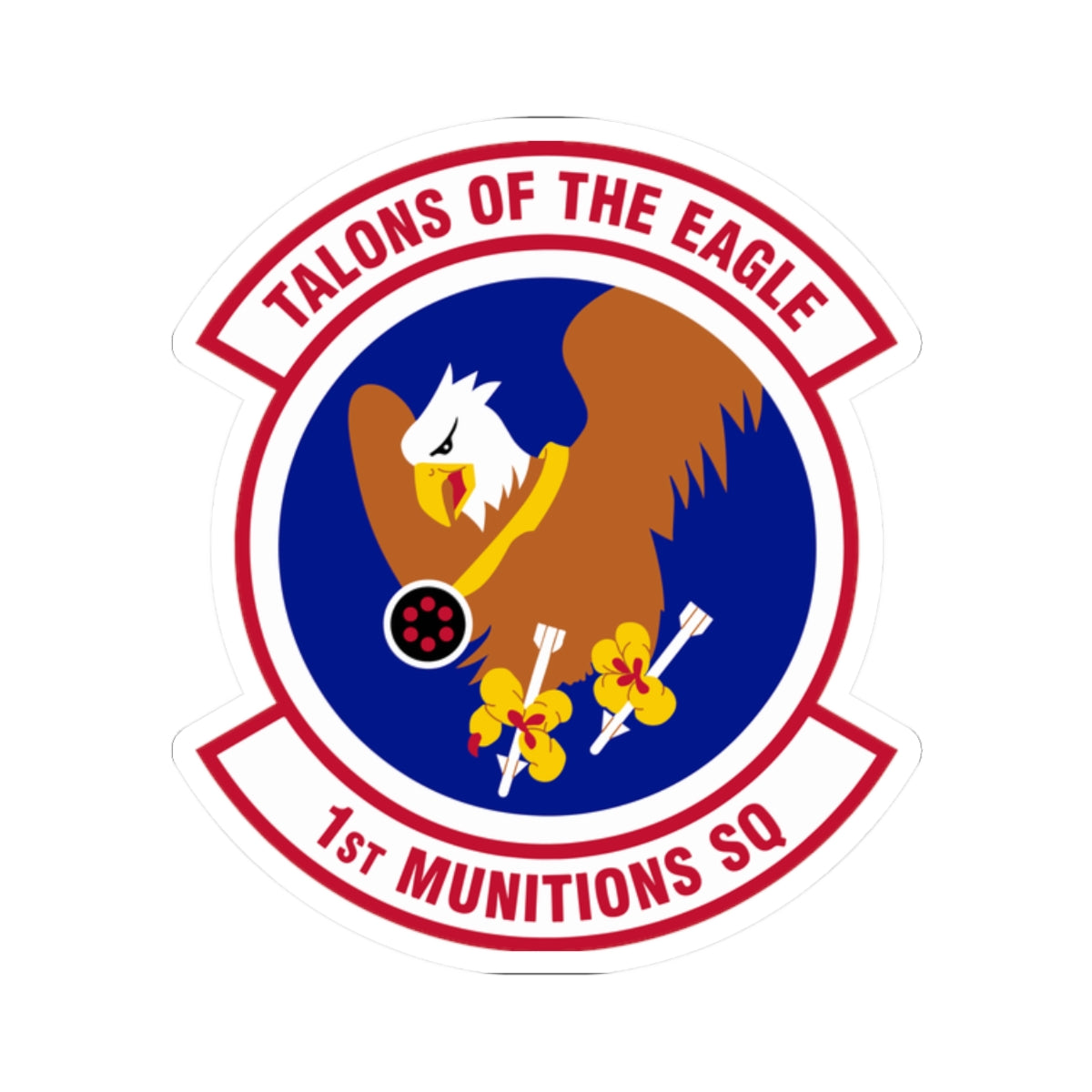 Kiss-Cut Stickers - USAF - 1st Munitions Squadron (ACC) wo txt