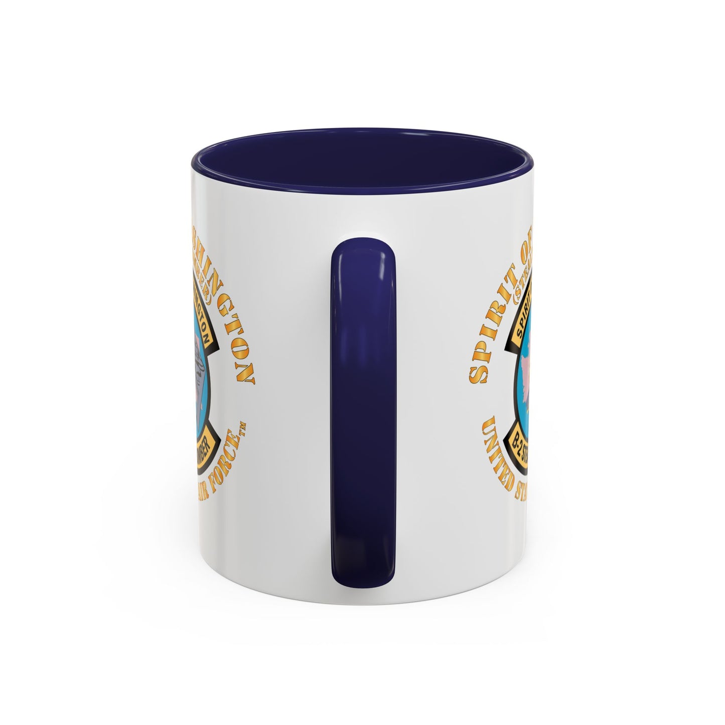 Accent Coffee Mug (11oz & 15oz) - USAF - B2 - Spirit of Washington - Stealth Bomber X 300
