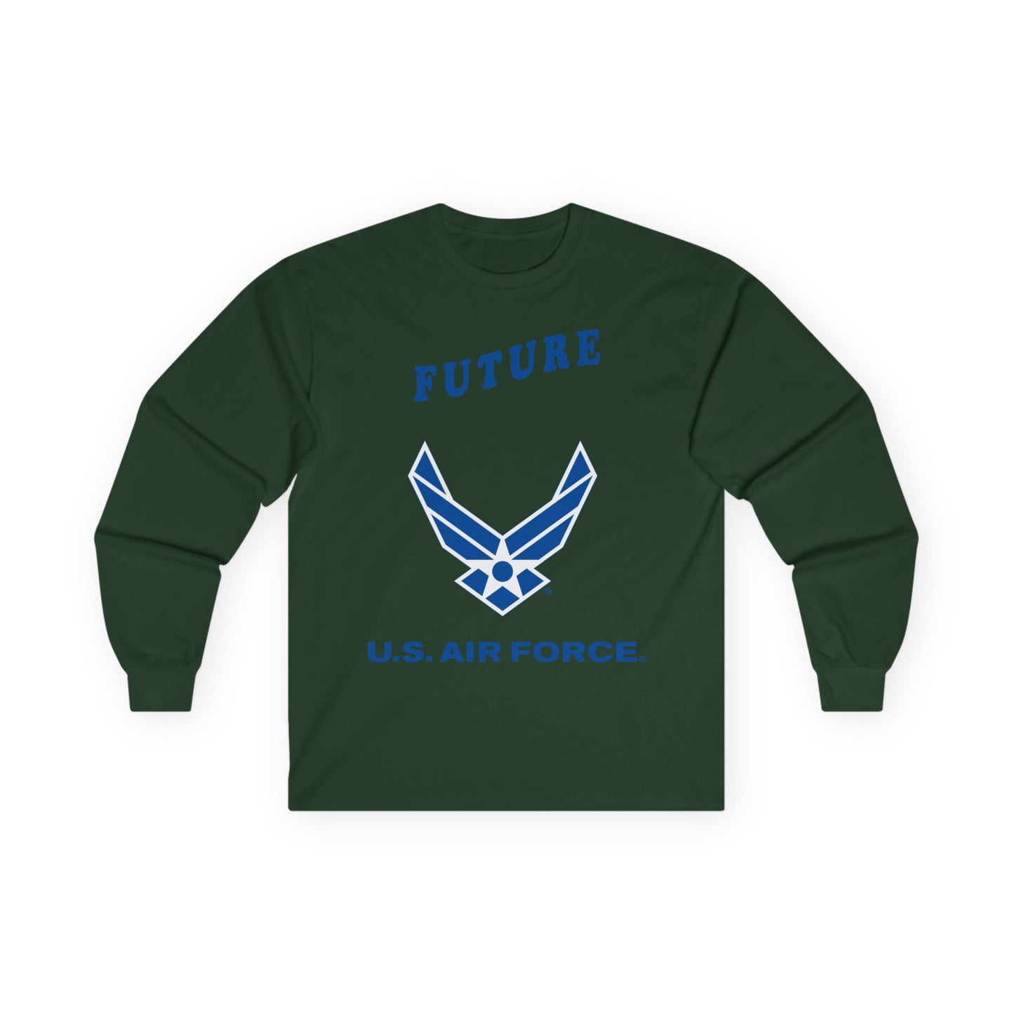 Unisex Ultra Cotton Long Sleeve Tee - USAF - Future Air Force X 300