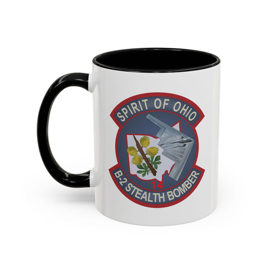 Accent Coffee Mug (11oz & 15oz) - USAF - B2 - Spirit of Ohio - Stealth Bomber wo txt X 300