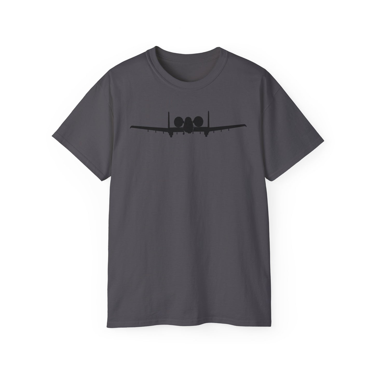 Unisex Ultra Cotton Tee - Aircraft - USAF - A-10 Thunderbolt II - Front - Silhouette X 300