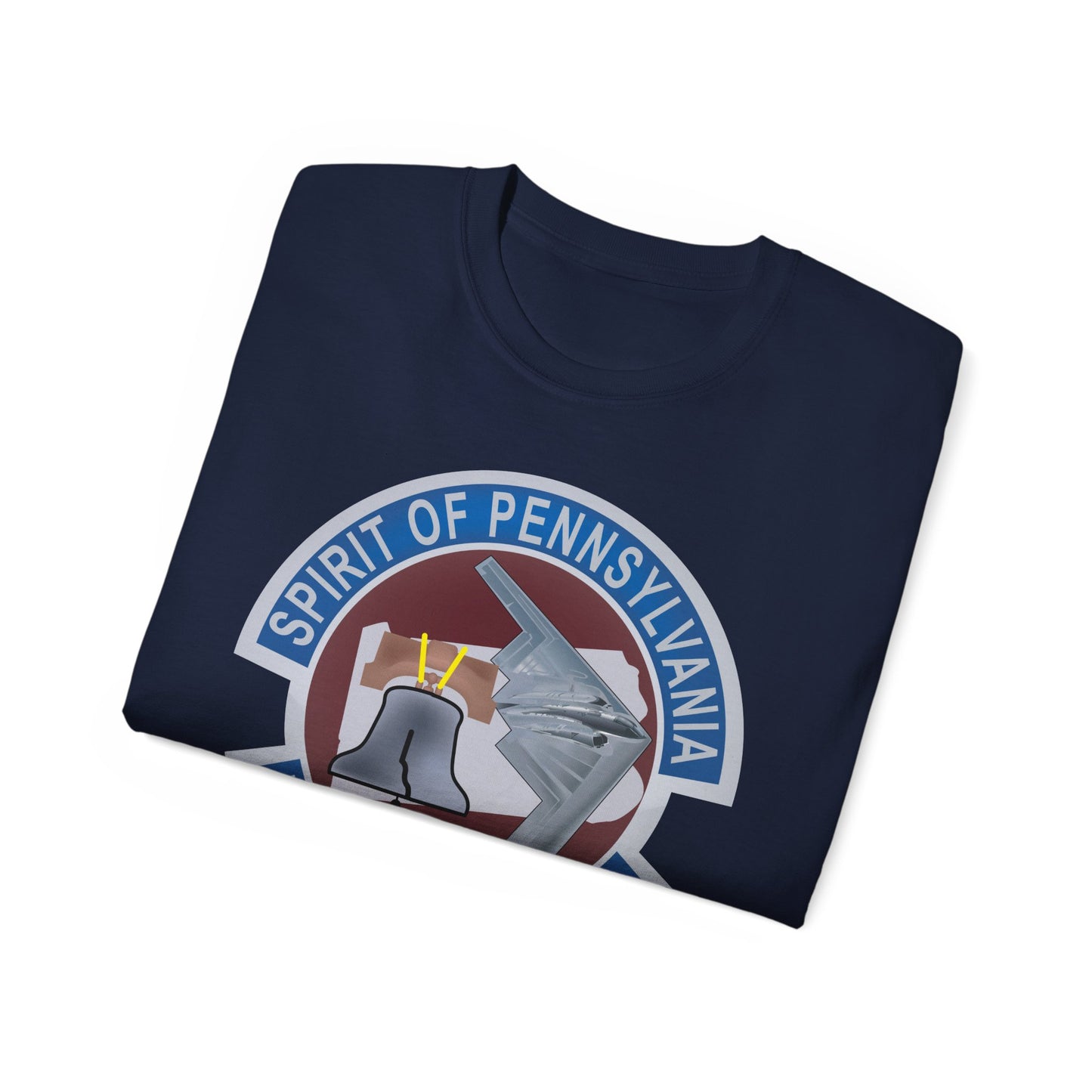 Unisex Ultra Cotton Tee - USAF - B2 - Spirit of Pennsylvania Stealth Bomber wo Txt X 300