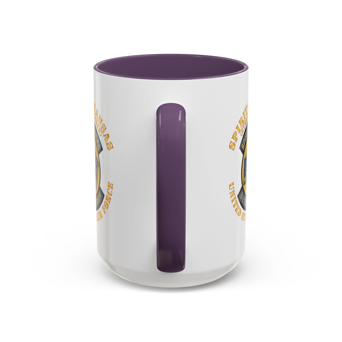 Accent Coffee Mug (11oz & 15oz) - USAF - B2 - Spirit of Kansas - Stealth Bomber X 300