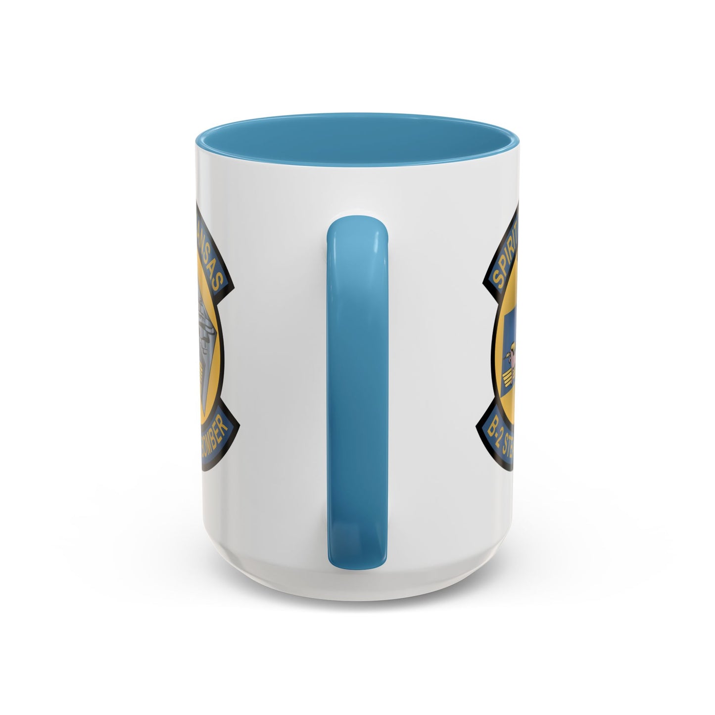 Accent Coffee Mug (11oz & 15oz) - USAF - B2 - Spirit of Kansas - Stealth Bomber wo txt X 300