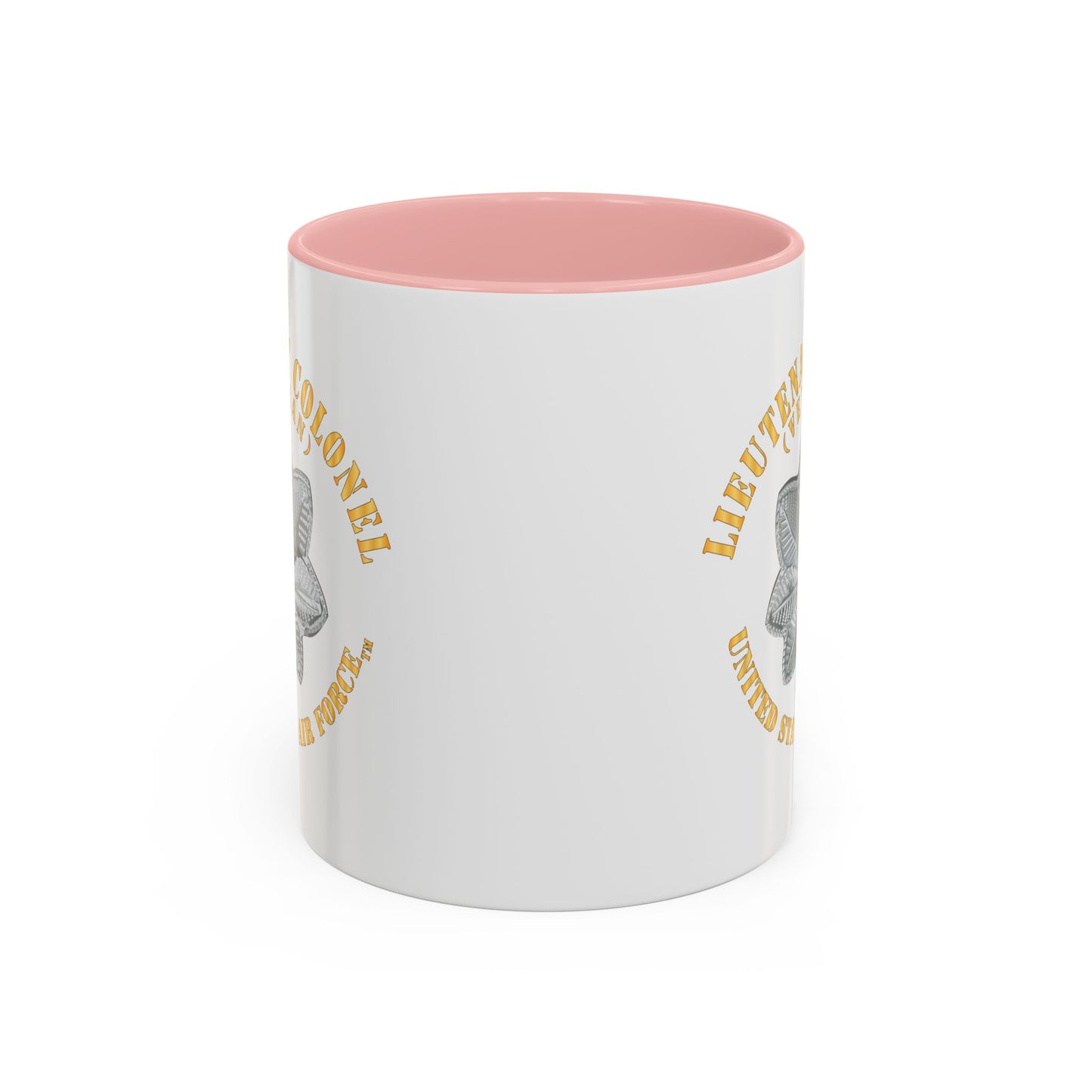 Accent Coffee Mug (11oz & 15oz) - USAF - Lieutenant Colonel - LTC - Veteran - TM X 300