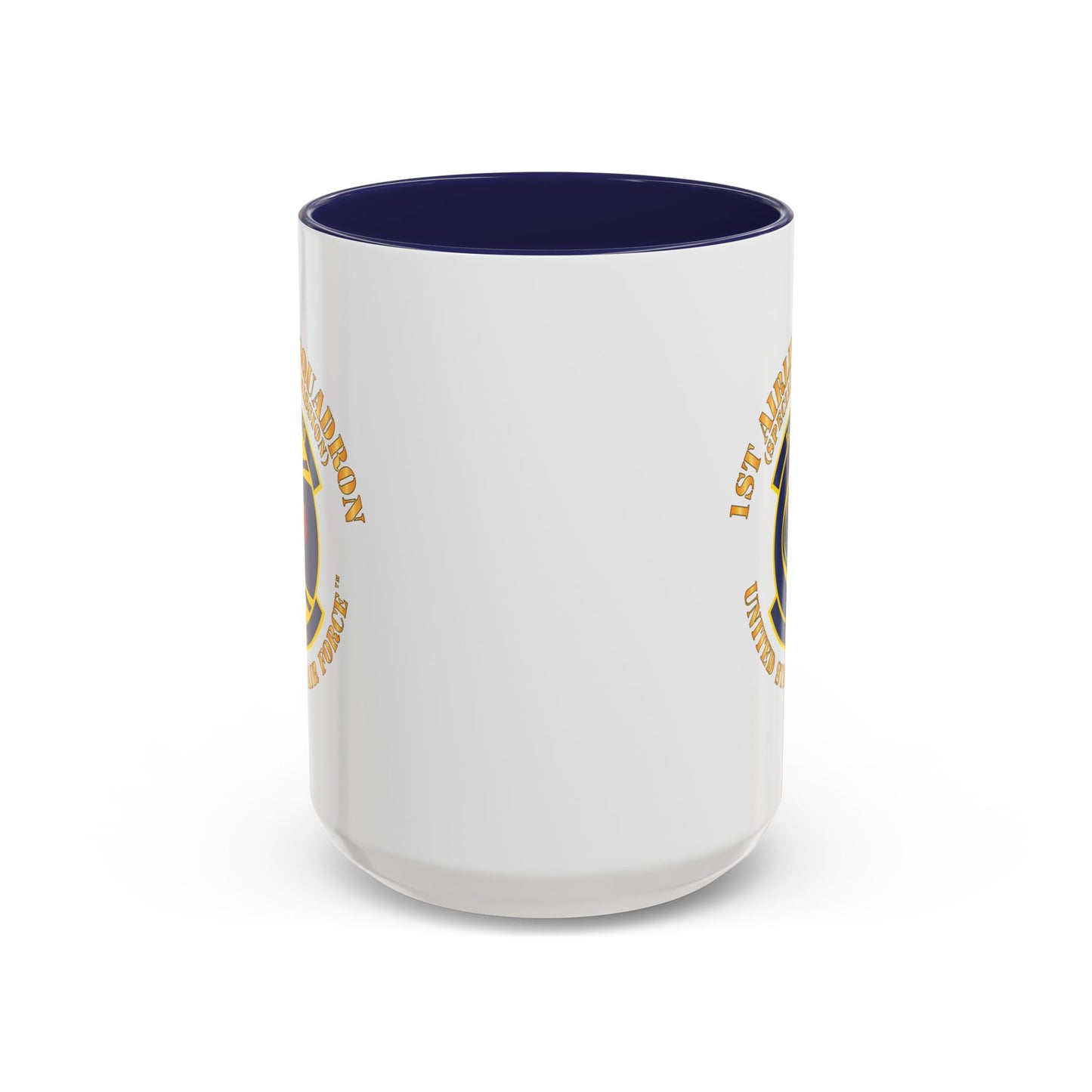 Accent Coffee Mug (11oz & 15oz) - USAF - 1st Airlift Squadron X 300