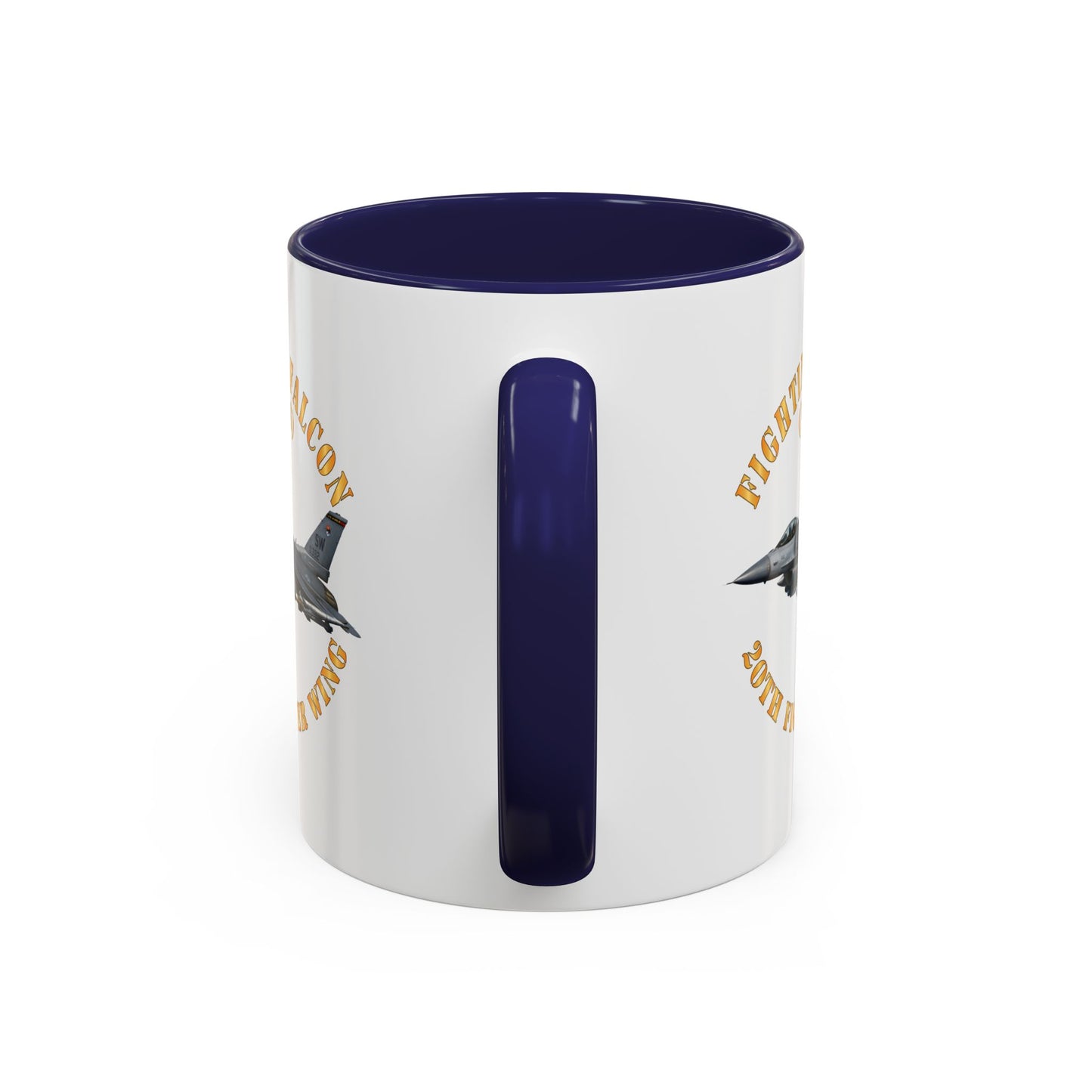 Accent Coffee Mug (11oz & 15oz) - USAF - F-16 Fighting Falcon - 20th Fighter Wing X 300