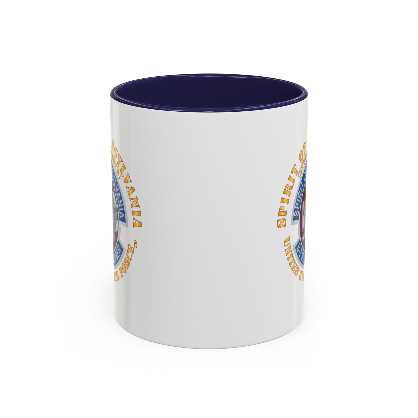 Accent Coffee Mug (11oz & 15oz) - USAF - B2 - Spirit of Pennsylvania Stealth Bomber X 300