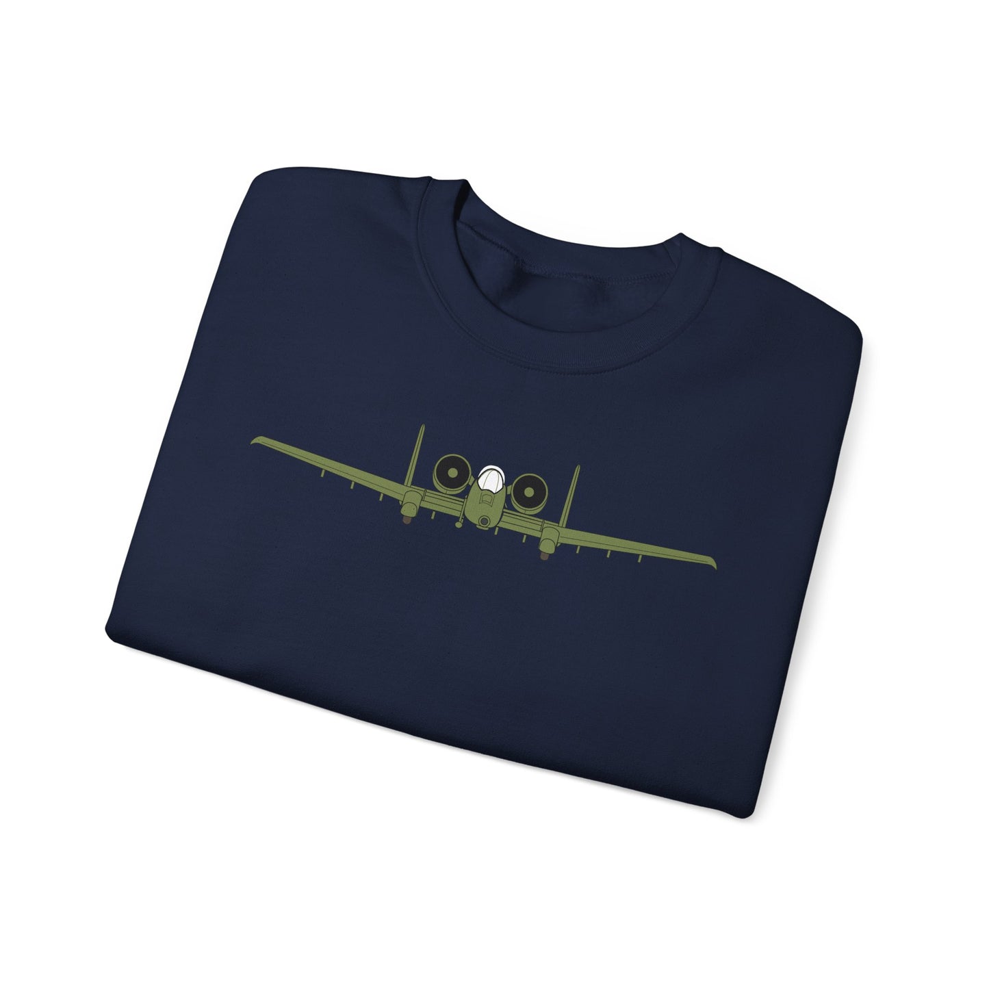 Crewneck Sweatshirt - Aircraft - USAF - A-10 Thunderbolt II - Front X 300