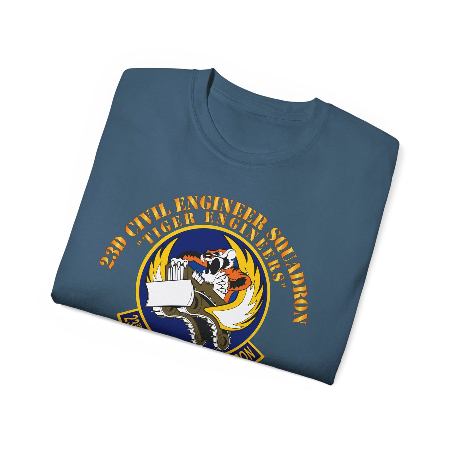 Unisex Ultra Cotton Tee - USAF - 23d Civil Engineer Squadron - Tiger Engineers - Moody AFB, GA