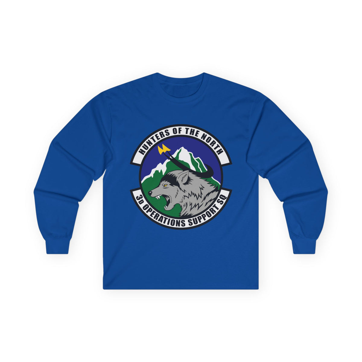 Unisex Ultra Cotton Long Sleeve Tee - USAF - 3rd Operations Support Squadron wo txt X 300