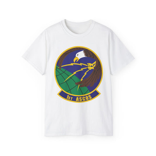 Unisex Ultra Cotton Tee - USAF - 1st Air & Space Communications Operations Sq wo txt X 300