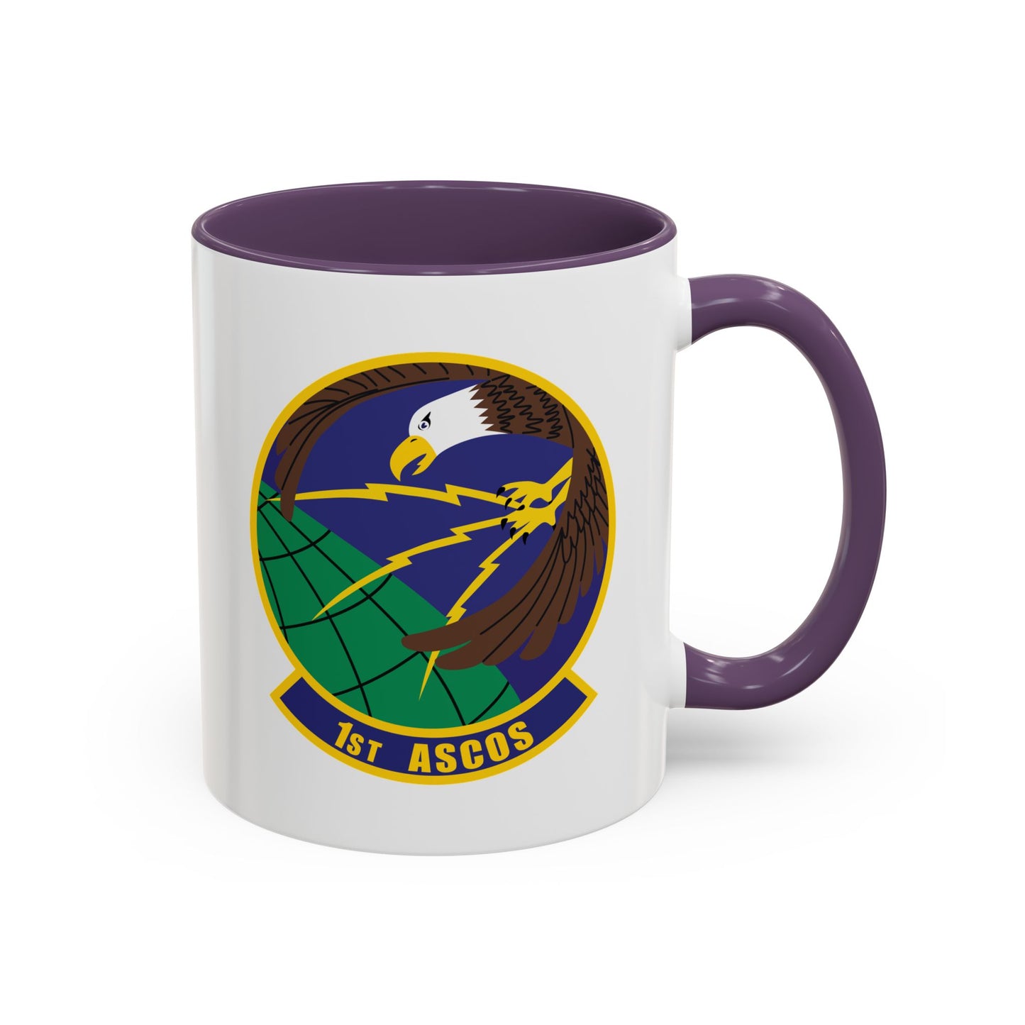 Accent Coffee Mug (11oz & 15oz) - USAF - 1st Air & Space Communications Operations Sq wo txt X 300