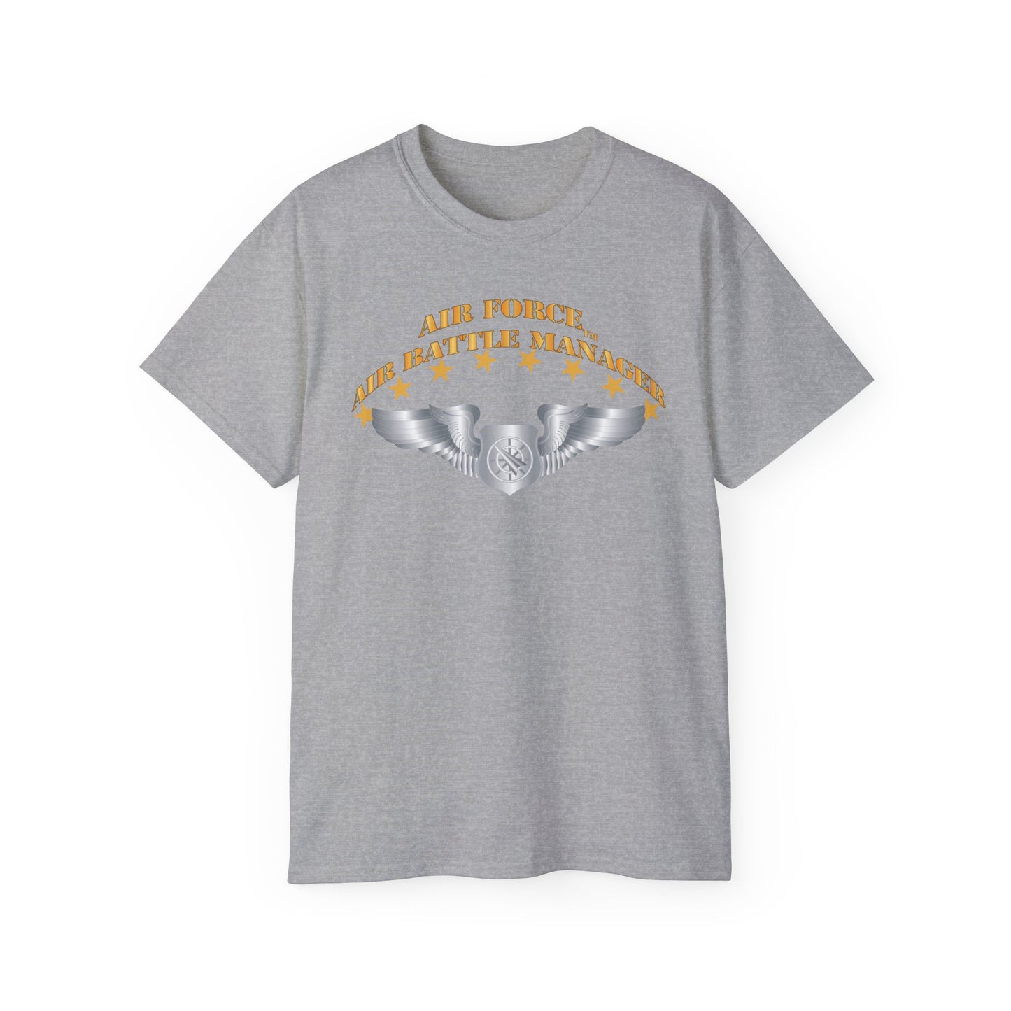 Unisex Ultra Cotton Tee - USAF - Air Battle Manager - Basic Wings X 300