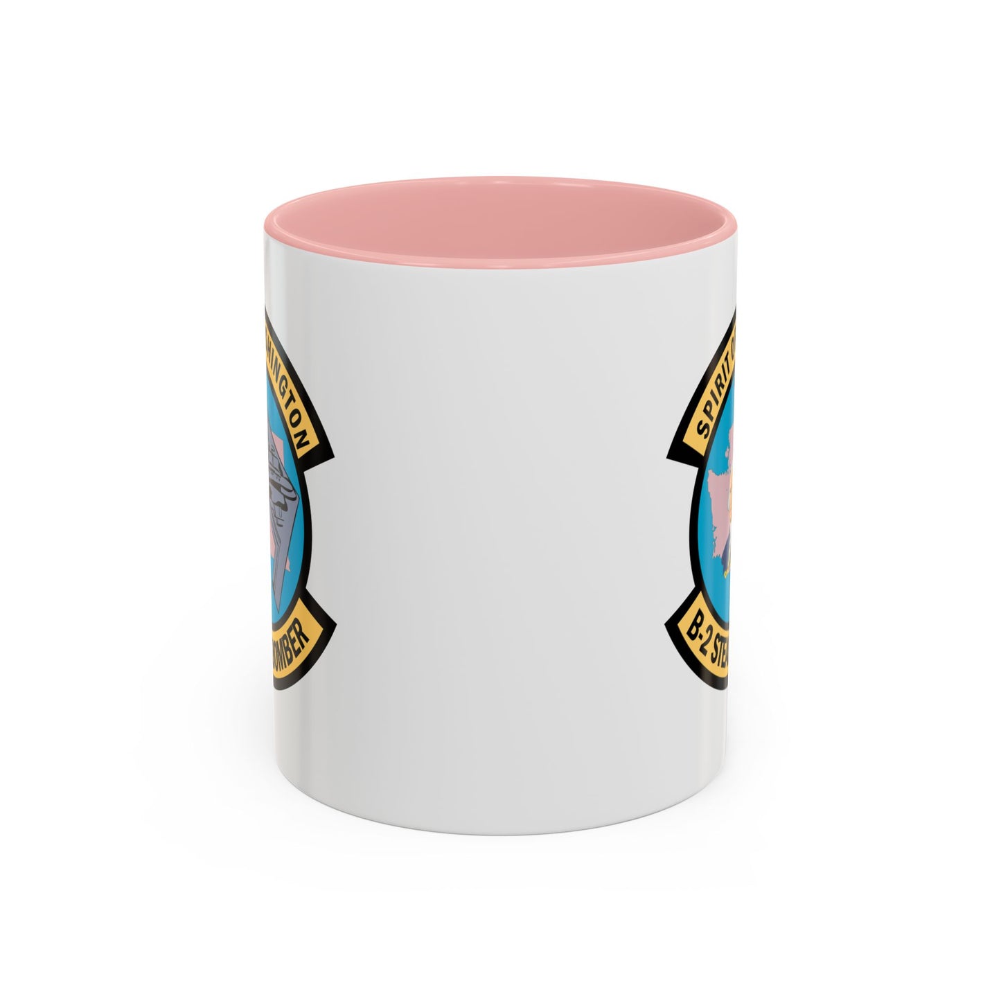 Accent Coffee Mug (11oz & 15oz) - USAF - B2 - Spirit of Washington - Stealth Bomber wo txt X 300