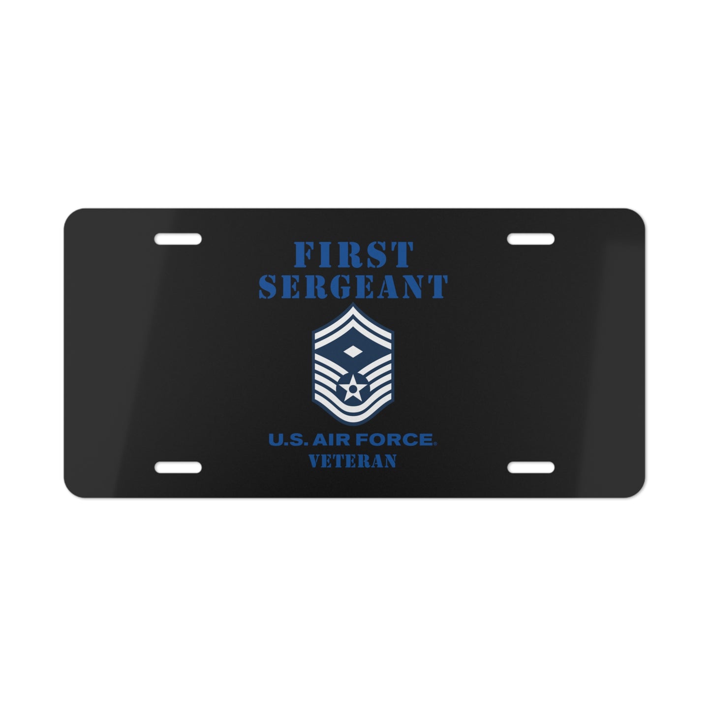License Plate - USAF - First Sergeant (E8b) - 2020 - Veteran