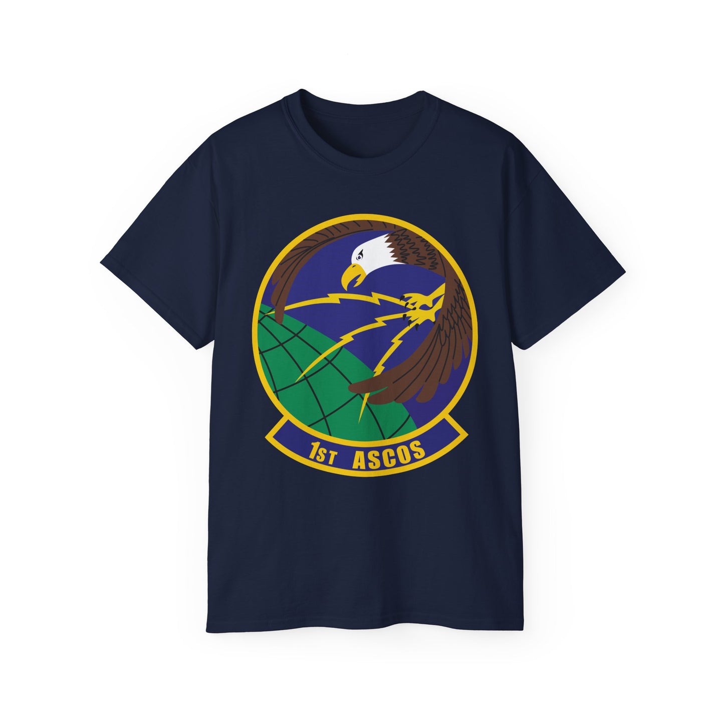 Unisex Ultra Cotton Tee - USAF - 1st Air & Space Communications Operations Sq wo txt X 300